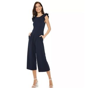 ELLE-Elegant Navy Jumpsuit